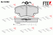 BL1323B2 Sada brzdových destiček, kotoučová brzda FTE