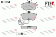 9010117 FTE sada brzdových platničiek kotúčovej brzdy 9010117 FTE