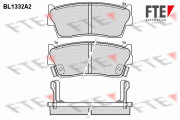 BL1332A2 Sada brzdových destiček, kotoučová brzda FTE