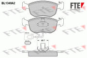 BL1349A2 Sada brzdových destiček, kotoučová brzda FTE