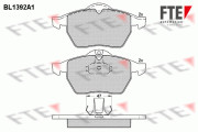 BL1392A1 Sada brzdových destiček, kotoučová brzda FTE