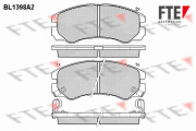 BL1398A2 Sada brzdových destiček, kotoučová brzda FTE
