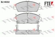 BL1402A2 Sada brzdových destiček, kotoučová brzda FTE