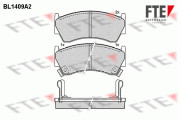 BL1409A2 Sada brzdových destiček, kotoučová brzda FTE