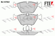 9010198 FTE sada brzdových platničiek kotúčovej brzdy 9010198 FTE