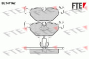 9010199 FTE sada brzdových platničiek kotúčovej brzdy 9010199 FTE