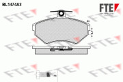 BL1474A3 FTE sada brzdových platničiek kotúčovej brzdy BL1474A3 FTE