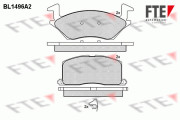 BL1496A2 FTE sada brzdových platničiek kotúčovej brzdy BL1496A2 FTE