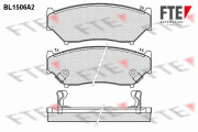 BL1506A2 FTE sada brzdových platničiek kotúčovej brzdy BL1506A2 FTE