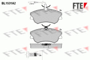 BL1531A2 Sada brzdových destiček, kotoučová brzda FTE