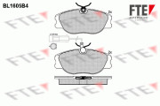 BL1605B4 Sada brzdových destiček, kotoučová brzda FTE