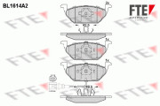 9010250 FTE sada brzdových platničiek kotúčovej brzdy 9010250 FTE