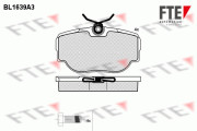 9010261 Sada brzdových destiček, kotoučová brzda FTE