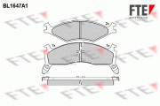 BL1647A1 Sada brzdových destiček, kotoučová brzda FTE