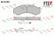 9010286 FTE sada brzdových platničiek kotúčovej brzdy 9010286 FTE