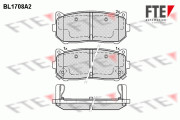 9010311 FTE sada brzdových platničiek kotúčovej brzdy 9010311 FTE