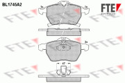 9010329 FTE sada brzdových platničiek kotúčovej brzdy 9010329 FTE