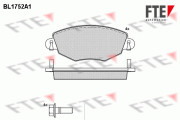 9010333 Sada brzdových destiček, kotoučová brzda FTE