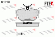 9010342 Sada brzdových destiček, kotoučová brzda FTE