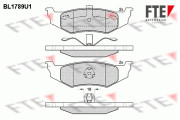 BL1789U1 Sada brzdových destiček, kotoučová brzda FTE