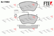 BL1796B4 FTE sada brzdových platničiek kotúčovej brzdy BL1796B4 FTE