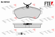 BL1801A3 Sada brzdových destiček, kotoučová brzda FTE