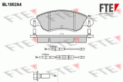 BL1802A4 FTE sada brzdových platničiek kotúčovej brzdy BL1802A4 FTE