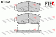 BL1806A2 Sada brzdových destiček, kotoučová brzda FTE