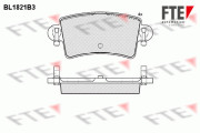 BL1821B3 Sada brzdových destiček, kotoučová brzda FTE