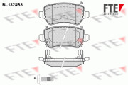 9010406 FTE sada brzdových platničiek kotúčovej brzdy 9010406 FTE