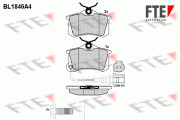 BL1846A4 Sada brzdových destiček, kotoučová brzda FTE