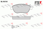 9010430 Sada brzdových destiček, kotoučová brzda FTE