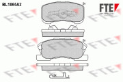 BL1865A2 Sada brzdových destiček, kotoučová brzda FTE