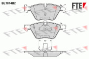 9010458 FTE sada brzdových platničiek kotúčovej brzdy 9010458 FTE