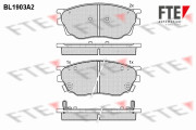 BL1903A2 FTE sada brzdových platničiek kotúčovej brzdy BL1903A2 FTE