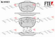 BL1910C1 Sada brzdových destiček, kotoučová brzda FTE