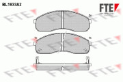 BL1933A2 Sada brzdových destiček, kotoučová brzda FTE