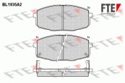 BL1935A2 Sada brzdových destiček, kotoučová brzda FTE