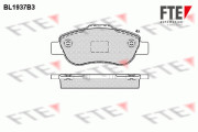 9010527 Sada brzdových destiček, kotoučová brzda FTE