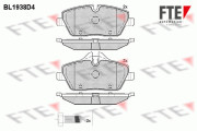 9010531 Sada brzdových destiček, kotoučová brzda FTE