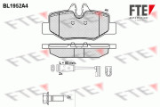 9010538 Sada brzdových destiček, kotoučová brzda FTE