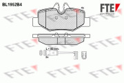 9010539 Sada brzdových destiček, kotoučová brzda FTE