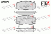 9010540 Sada brzdových destiček, kotoučová brzda FTE