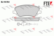 BL1957B4 Sada brzdových destiček, kotoučová brzda FTE