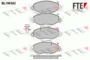 BL1963A2 FTE sada brzdových platničiek kotúčovej brzdy BL1963A2 FTE