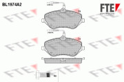 9010561 Sada brzdových destiček, kotoučová brzda FTE