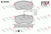 9010565 Sada brzdových destiček, kotoučová brzda FTE