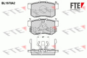 BL1978A2 Sada brzdových destiček, kotoučová brzda FTE