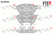 BL1987A2 Sada brzdových destiček, kotoučová brzda FTE
