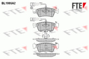 9010583 Sada brzdových destiček, kotoučová brzda FTE